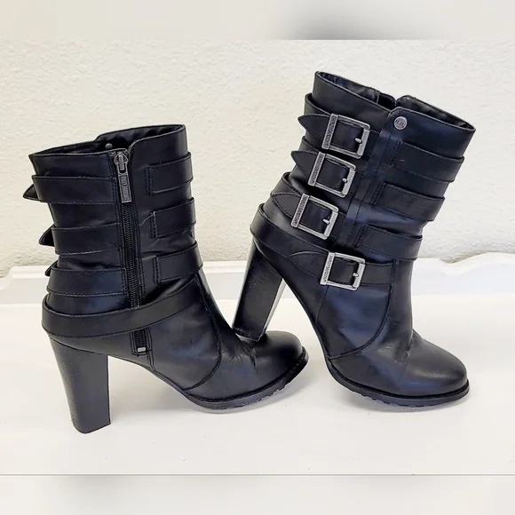 Harley-Davidson Boots Sz 7.5 - Picture 1 of 8